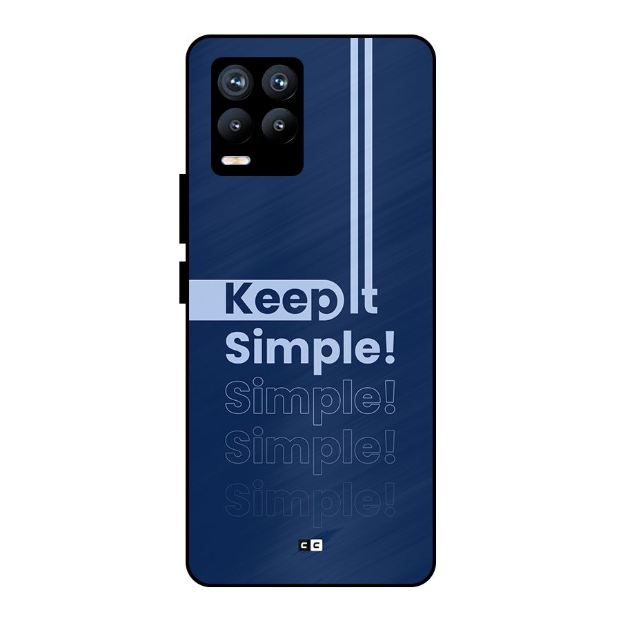 Keep It Simple Metal Back Case for Realme 8 Pro