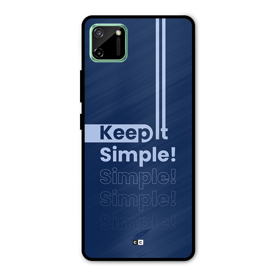 Keep It Simple Metal Back Case for Realme C11
