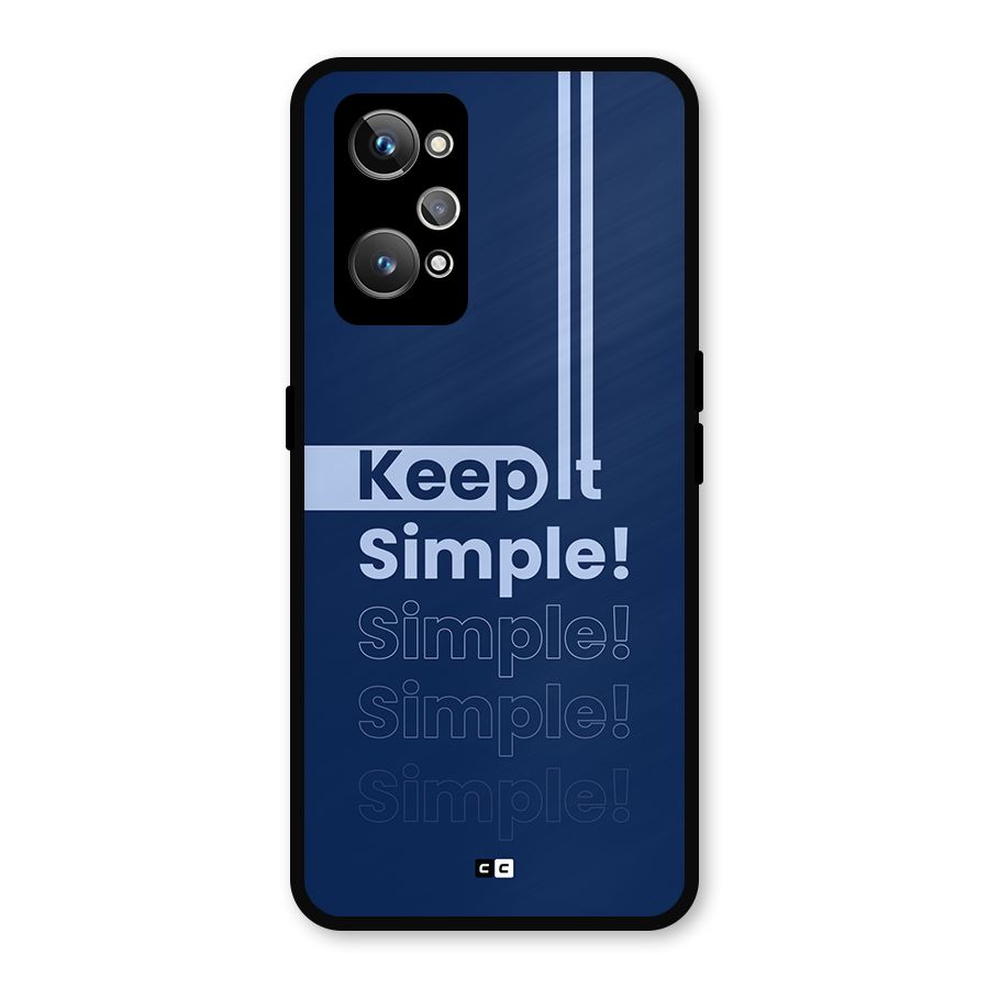 Keep It Simple Metal Back Case for Realme GT Neo2