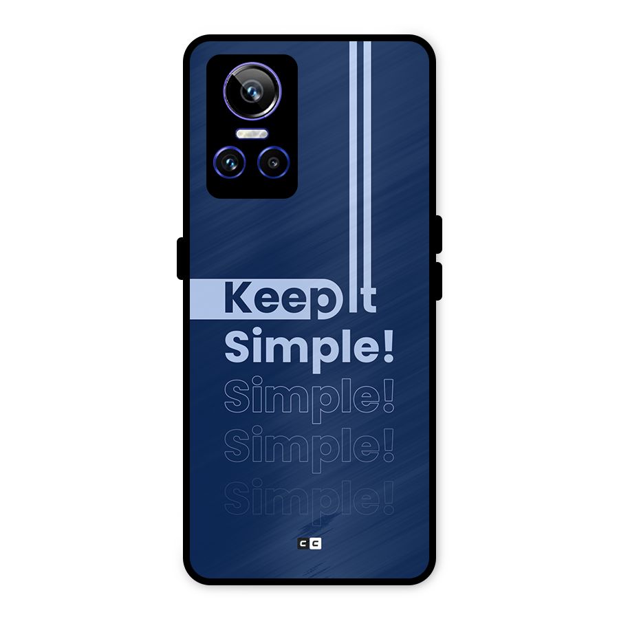 Keep It Simple Metal Back Case for Realme GT Neo 3