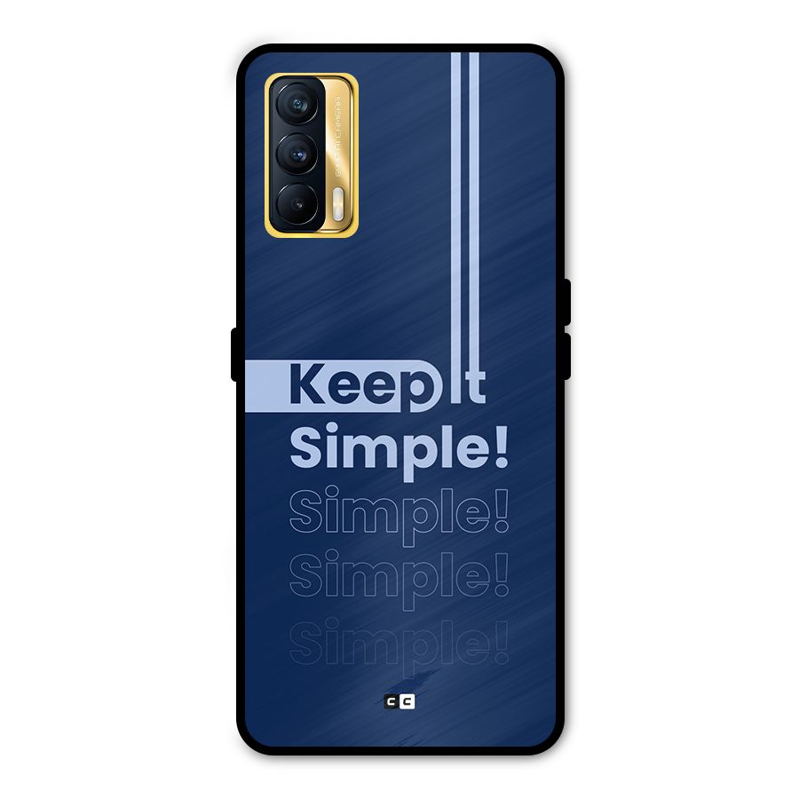 Keep It Simple Metal Back Case for Realme X7