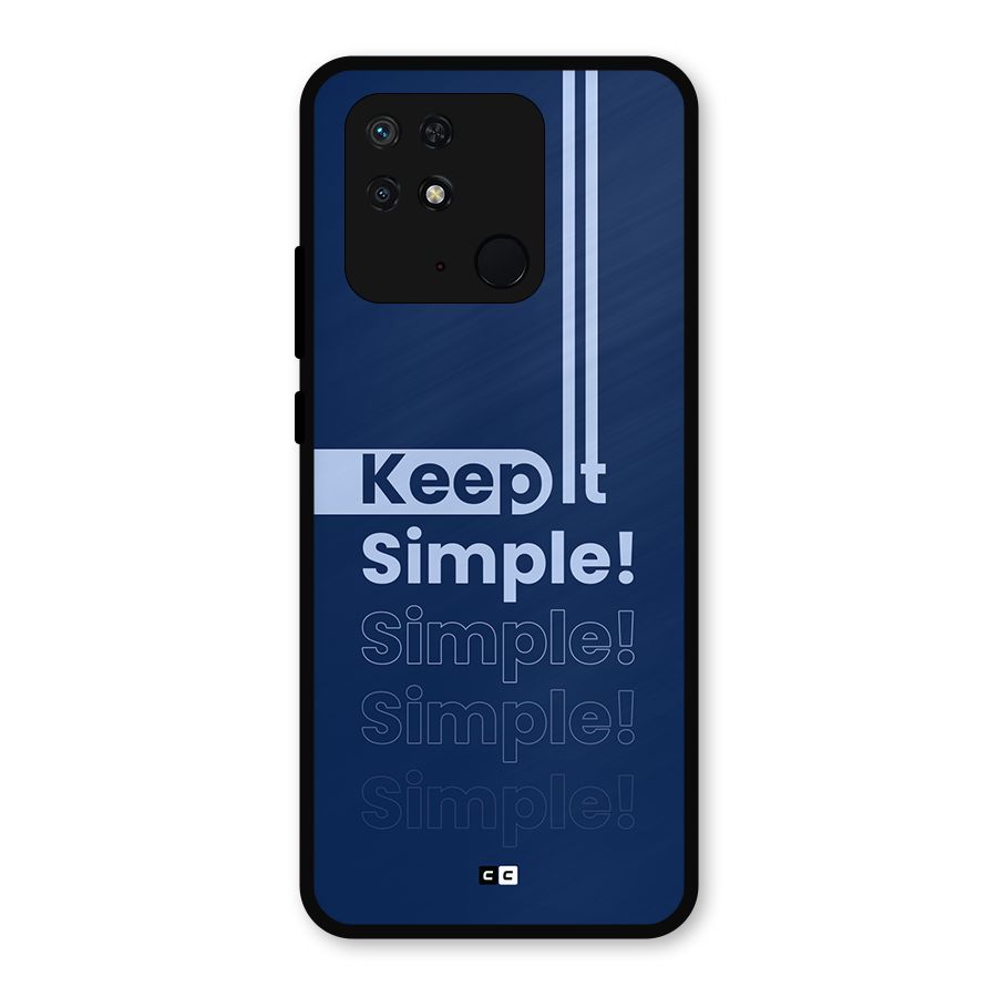 Keep It Simple Metal Back Case for Redmi 10 Power