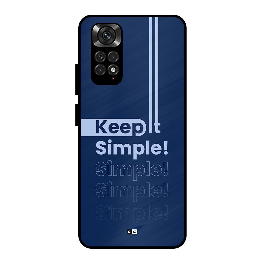 Keep It Simple Metal Back Case for Redmi Note 11 Pro