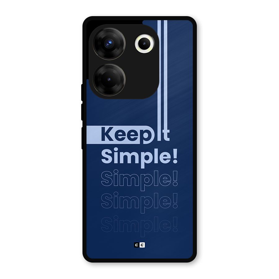 Keep It Simple Metal Back Case for Tecno Camon 20 Pro
