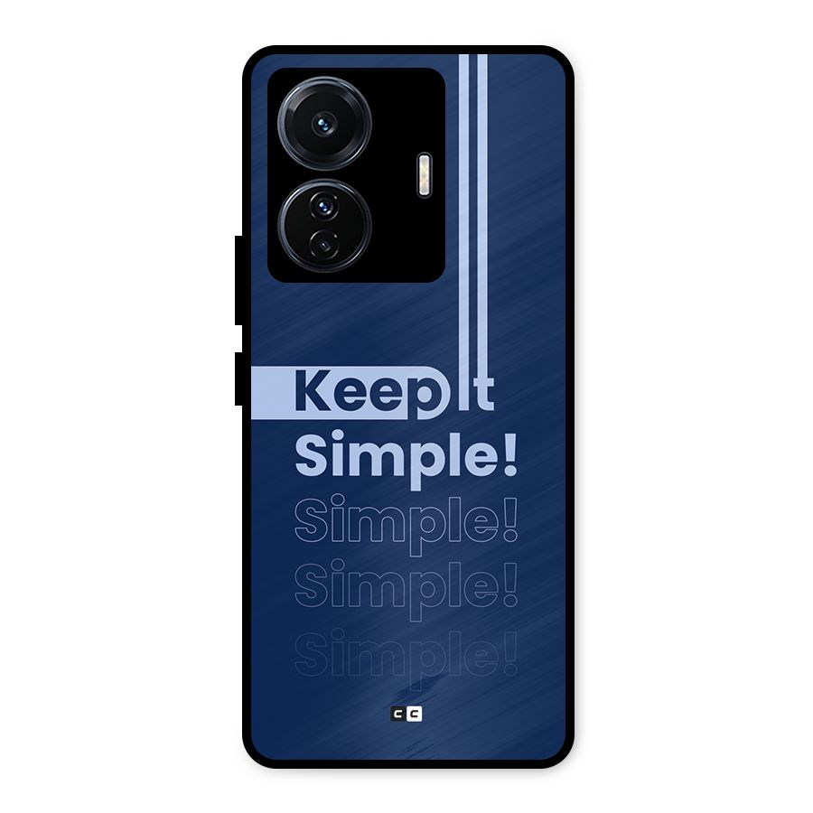 Keep It Simple Metal Back Case for Vivo T1 Pro
