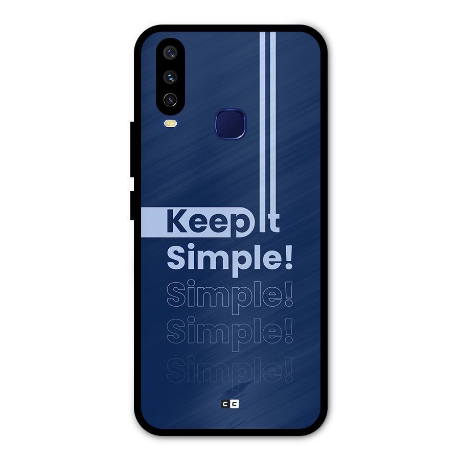 Keep It Simple Metal Back Case for Vivo U10