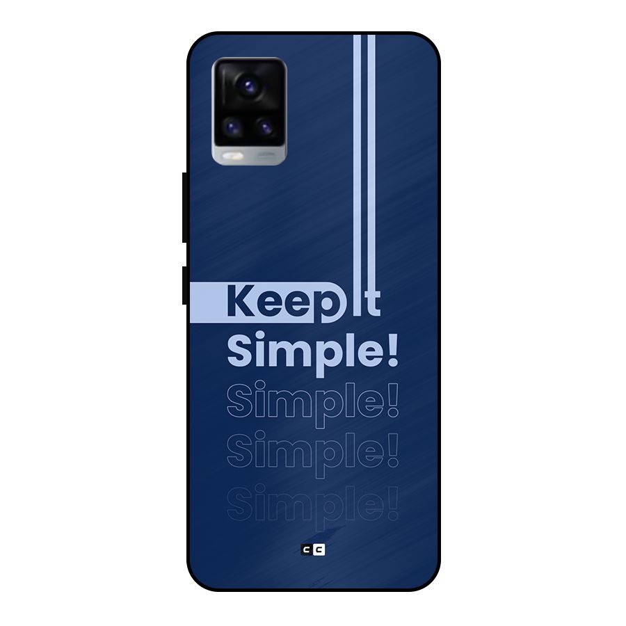 Keep It Simple Metal Back Case for Vivo V20 2021