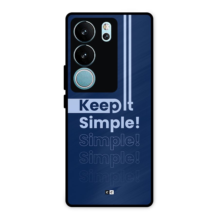 Keep It Simple Metal Back Case for Vivo V29
