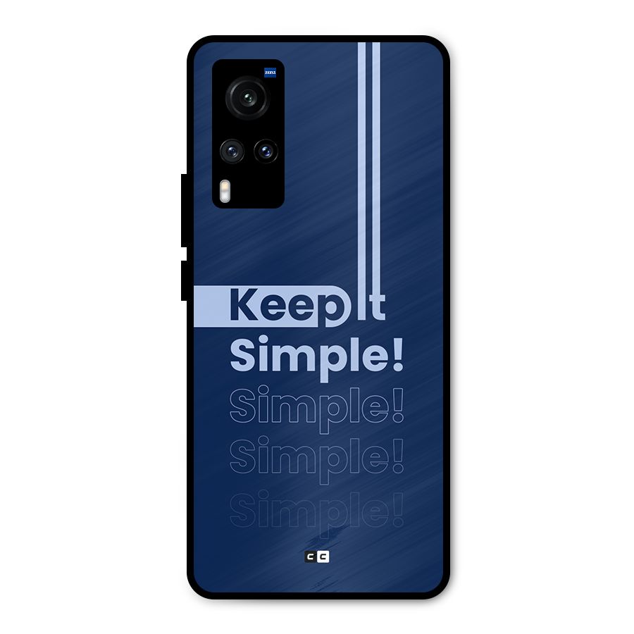 Keep It Simple Metal Back Case for Vivo X60