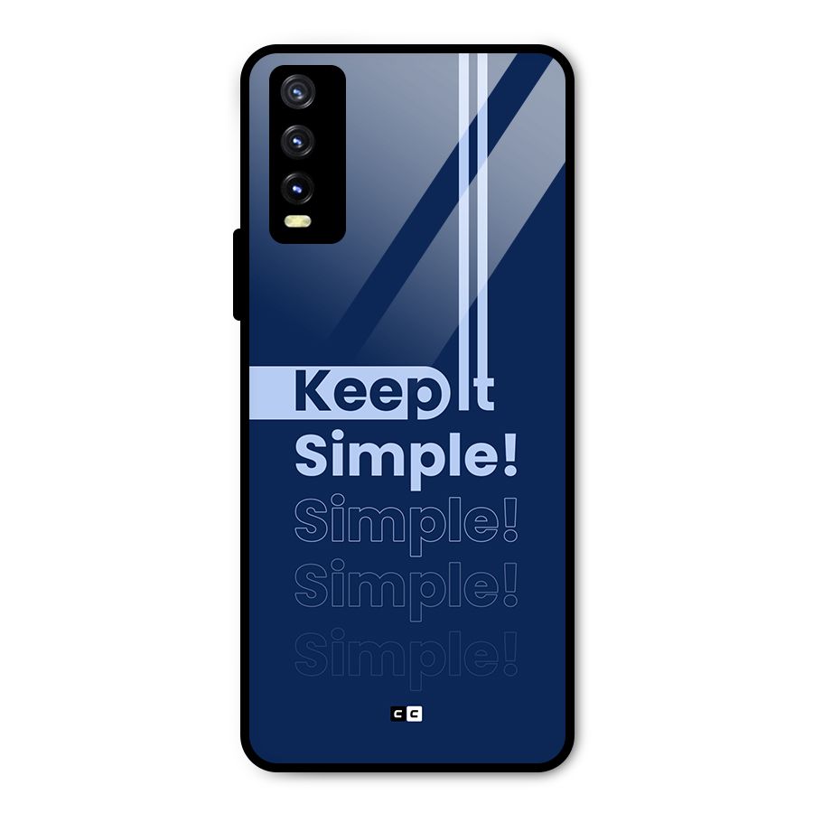 Keep It Simple Metal Back Case for Vivo Y20