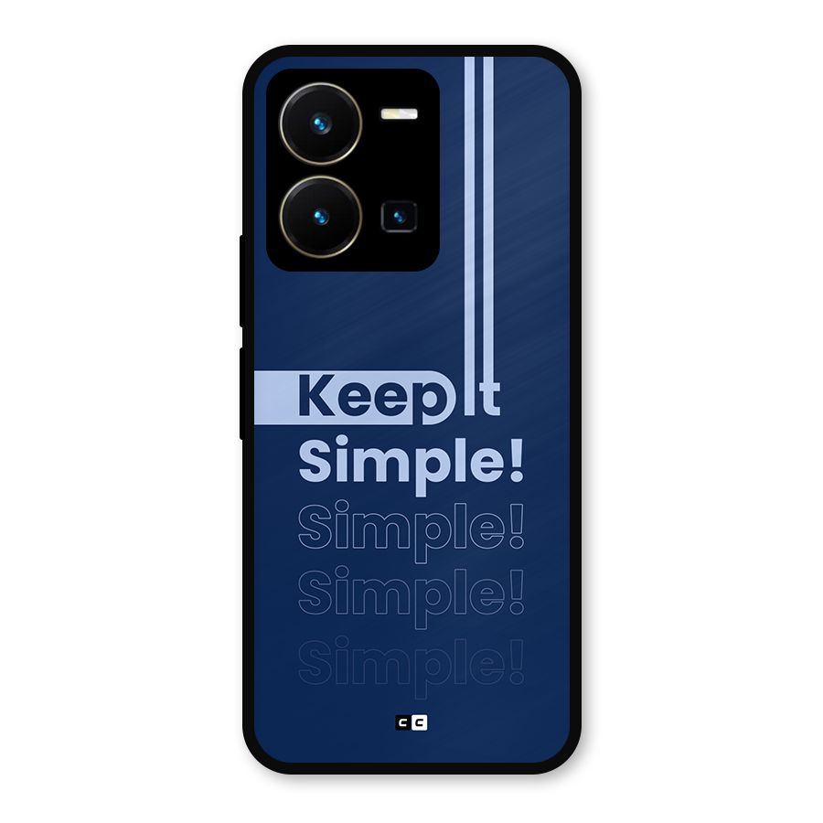 Keep It Simple Metal Back Case for Vivo Y35