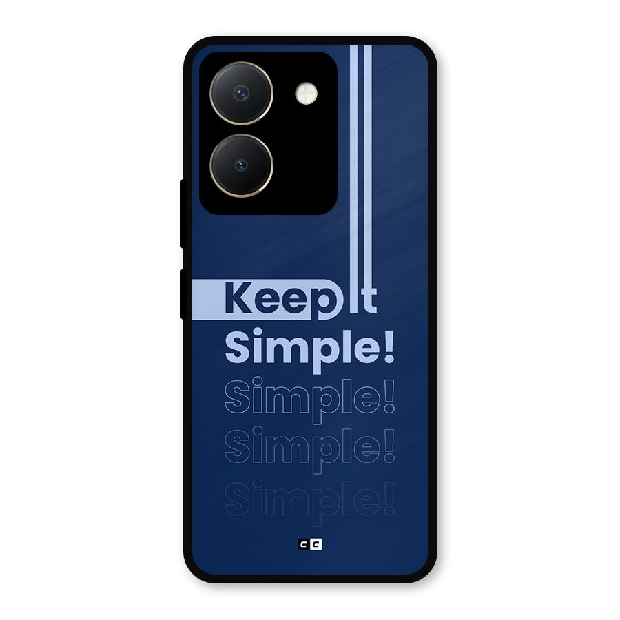 Keep It Simple Metal Back Case for Vivo Y36