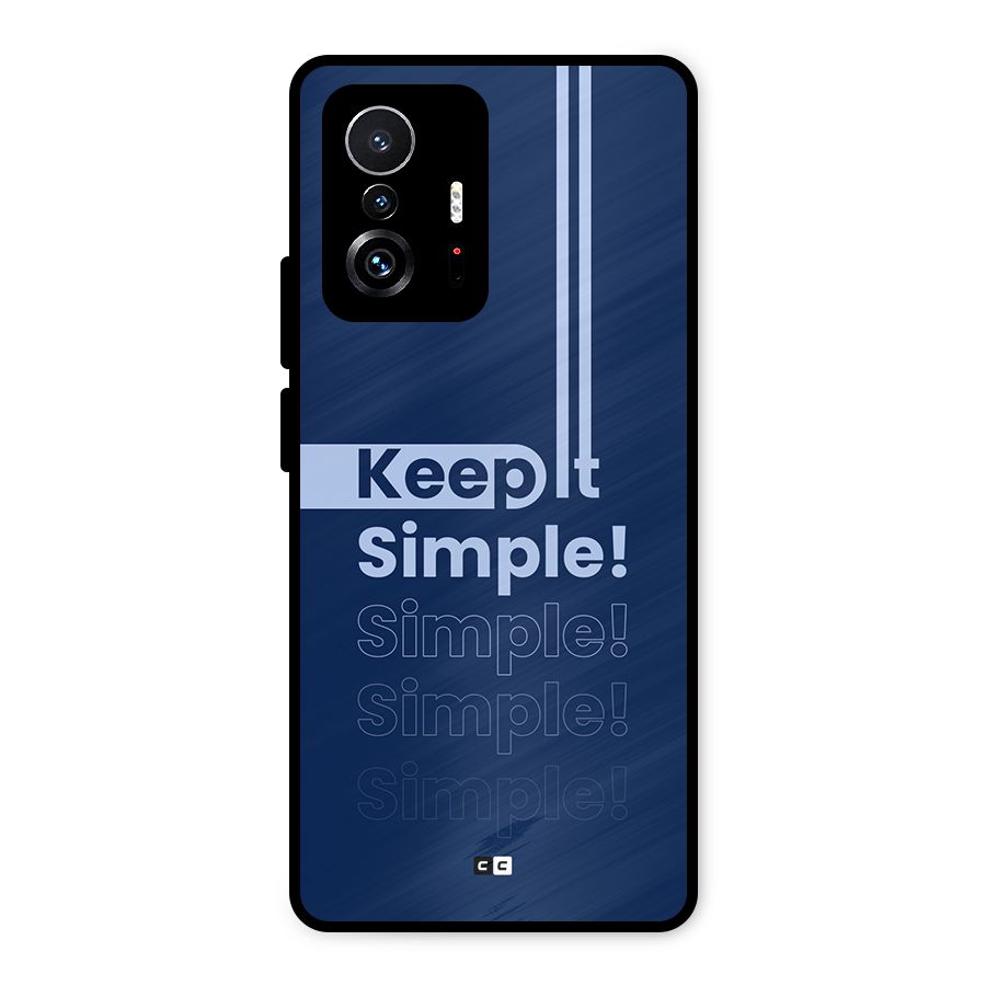 Keep It Simple Metal Back Case for Xiaomi 11T Pro
