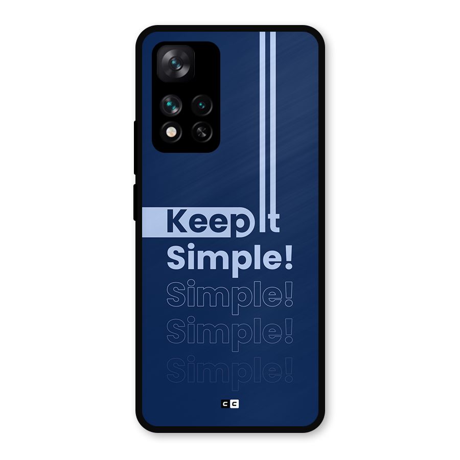 Keep It Simple Metal Back Case for Xiaomi 11i Hypercharge 5G