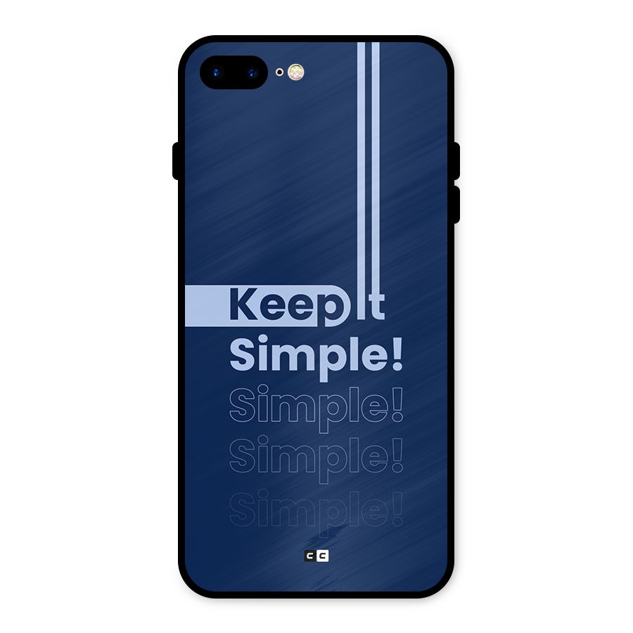 Keep It Simple Metal Back Case for iPhone 7 Plus