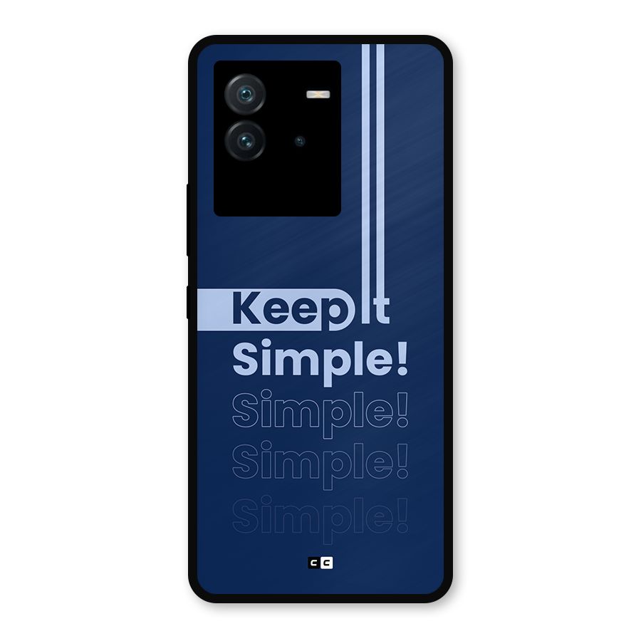 Keep It Simple Metal Back Case for iQOO Neo 6 5G