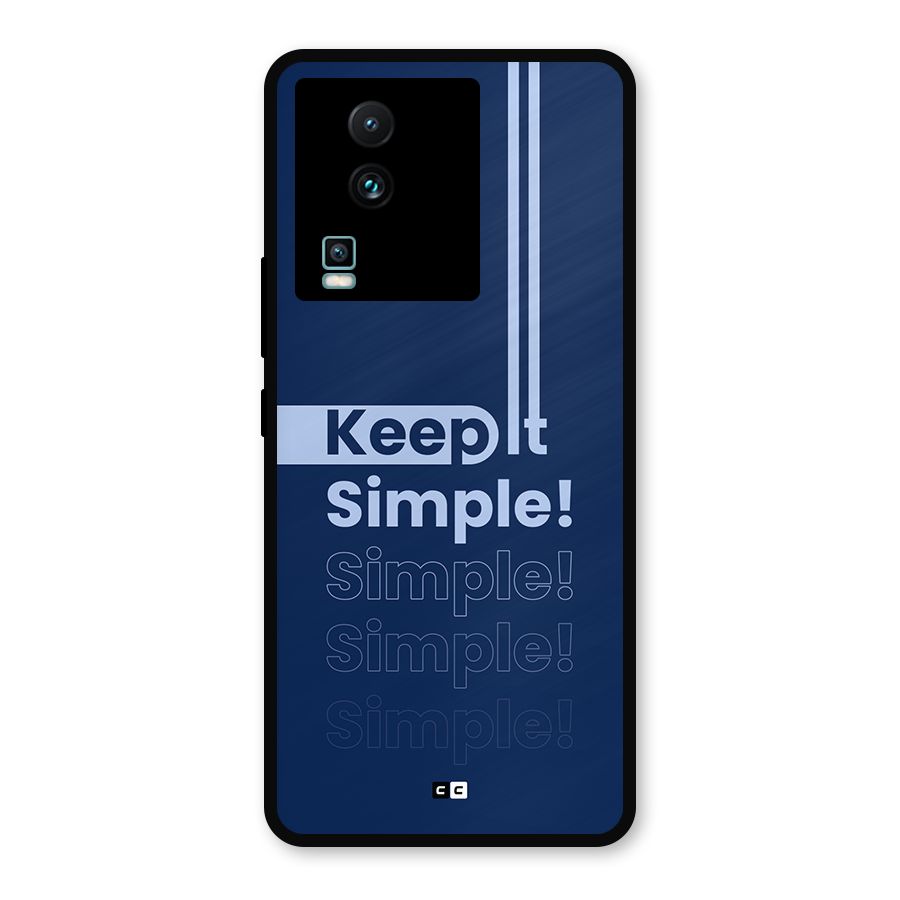 Keep It Simple Metal Back Case for iQOO Neo 7