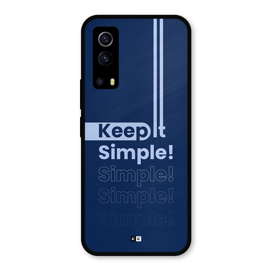 Keep It Simple Metal Back Case for iQOO Z3