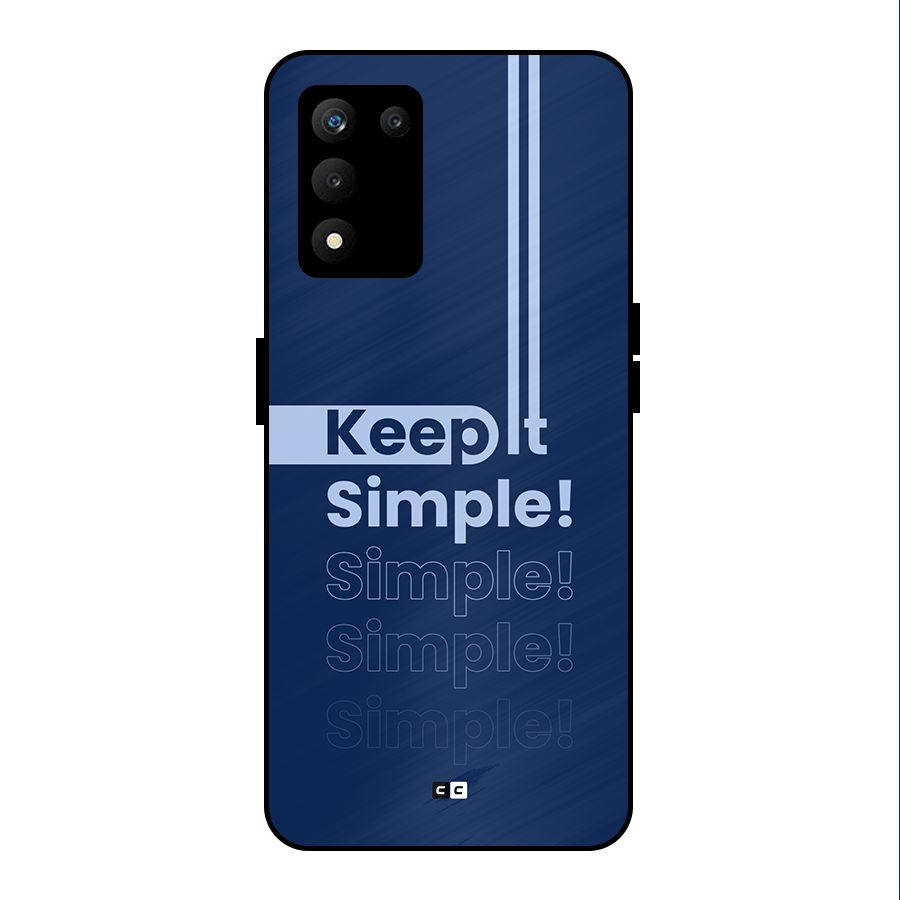 Keep It Simple Metal Back Case for realme 9 5G SE
