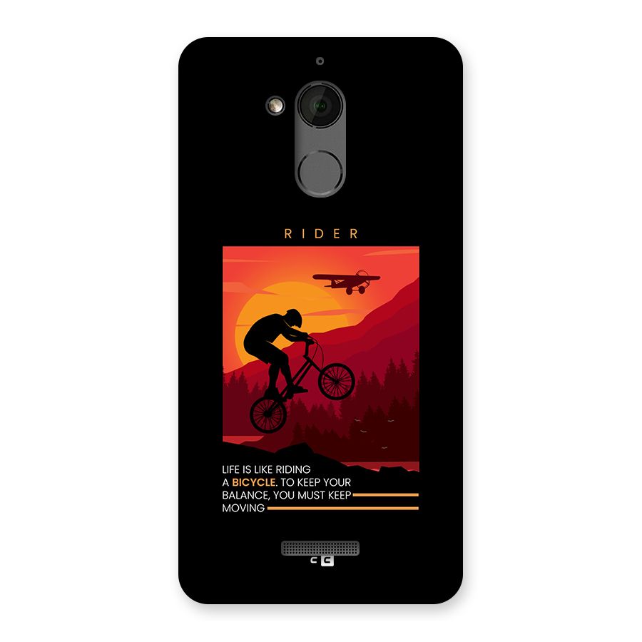 Keep Moving Rider Back Case for Coolpad Note 5