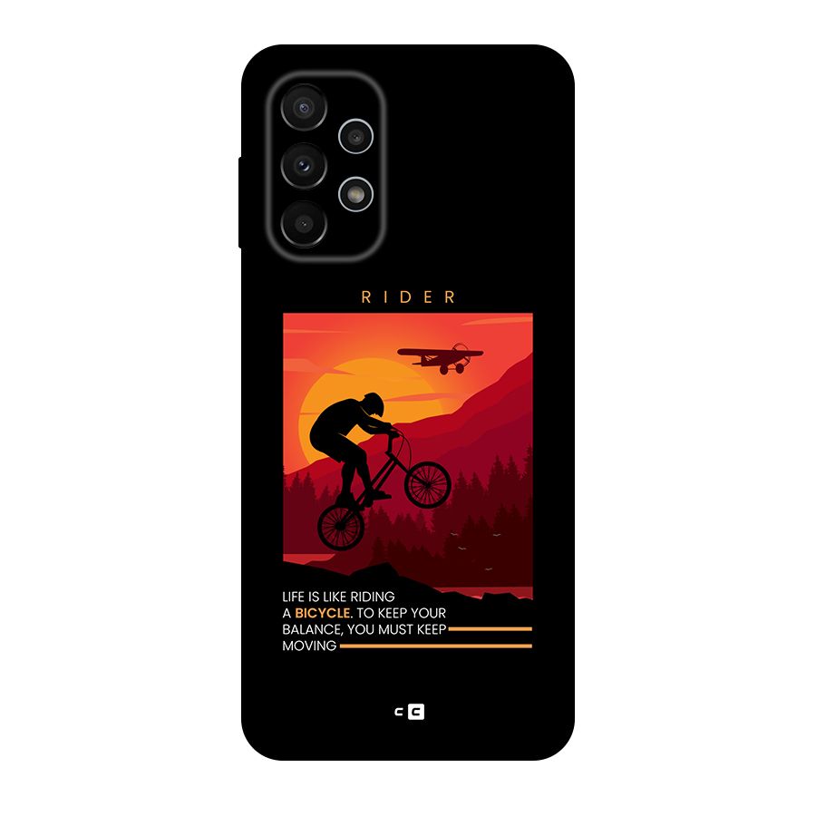Keep Moving Rider Back Case for Galaxy A23