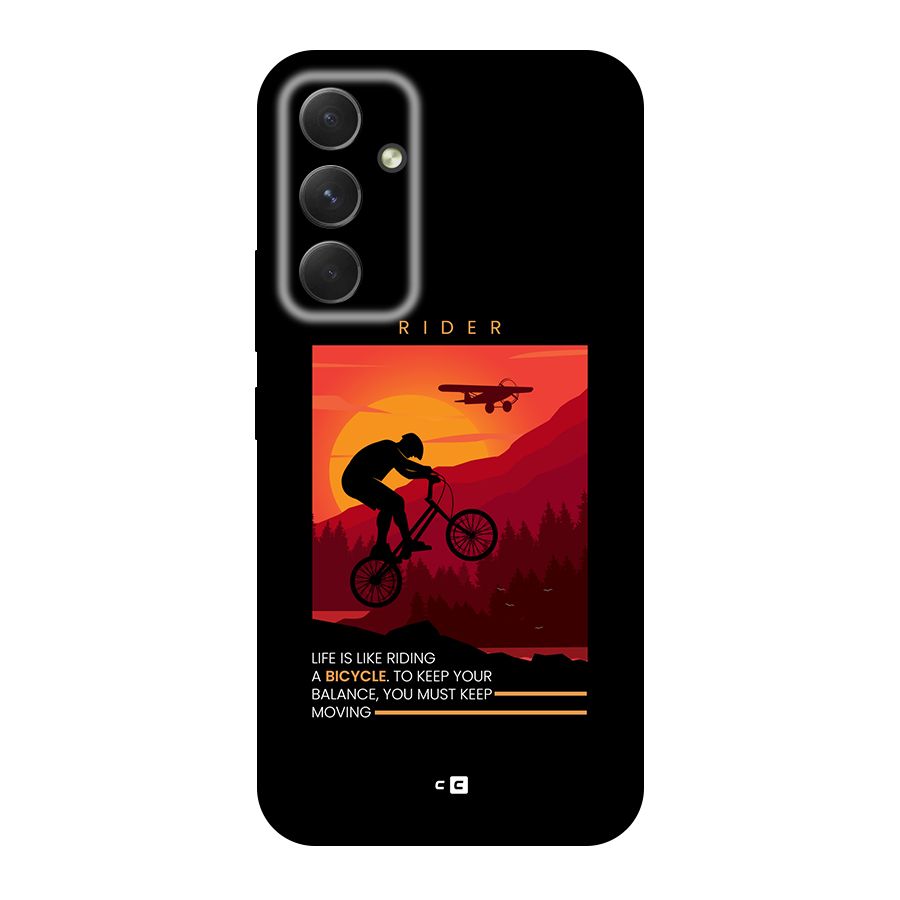 Keep Moving Rider Back Case for Galaxy A54