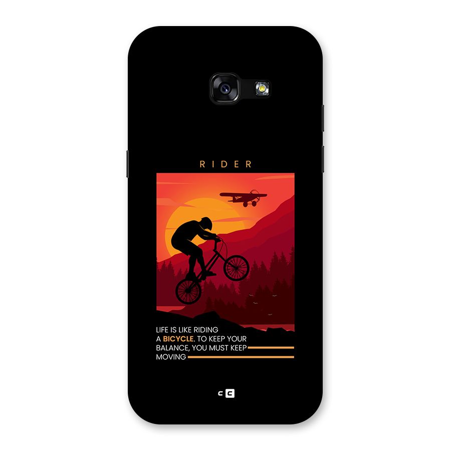 Keep Moving Rider Back Case for Galaxy A5 2017