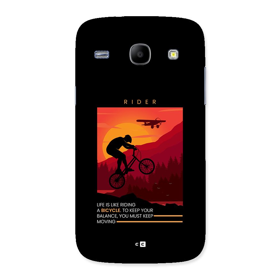 Keep Moving Rider Back Case for Galaxy Core