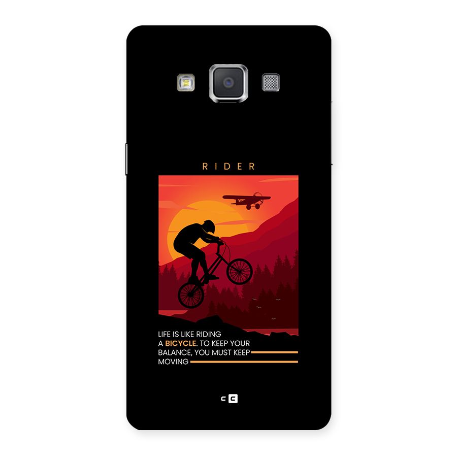 Keep Moving Rider Back Case for Galaxy Grand Max