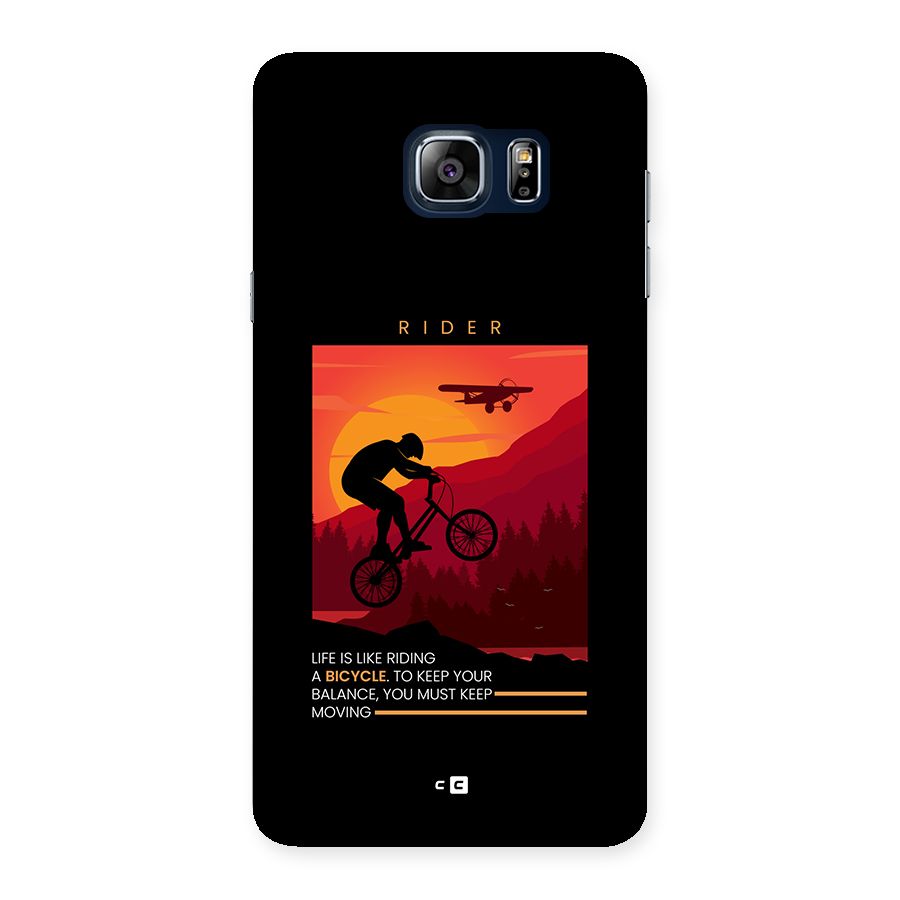 Keep Moving Rider Back Case for Galaxy Note 5