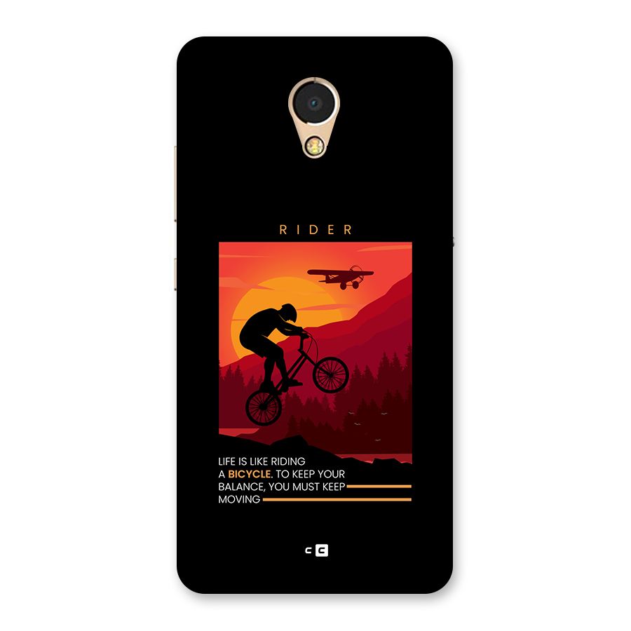 Keep Moving Rider Back Case for Lenovo P2
