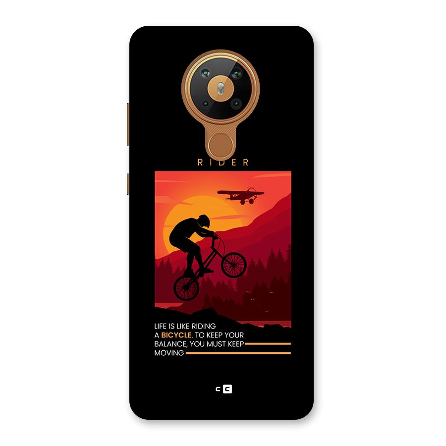 Keep Moving Rider Back Case for Nokia 5.3