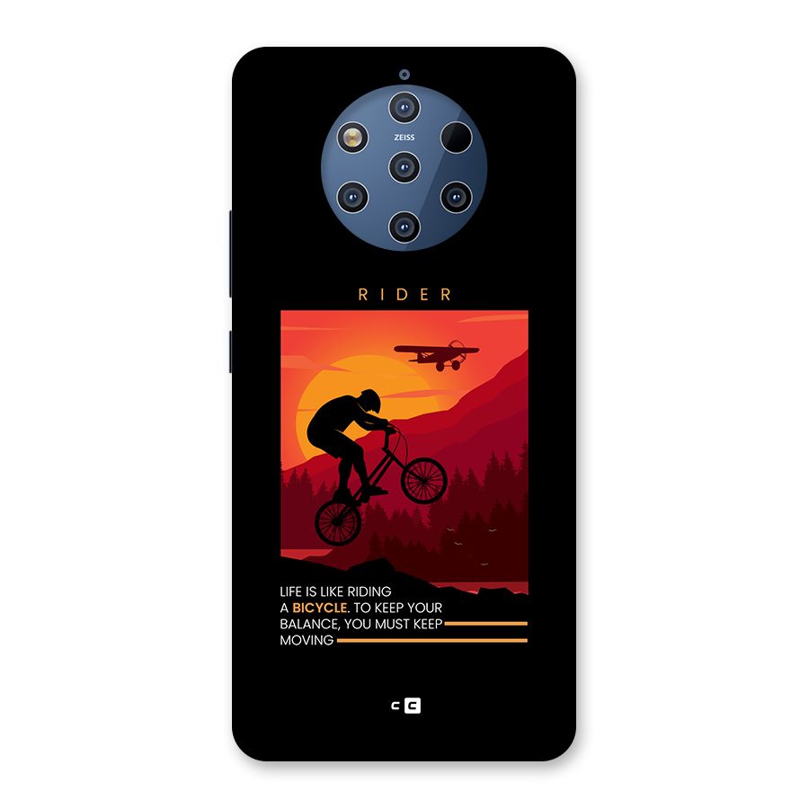 Keep Moving Rider Back Case for Nokia 9 PureView