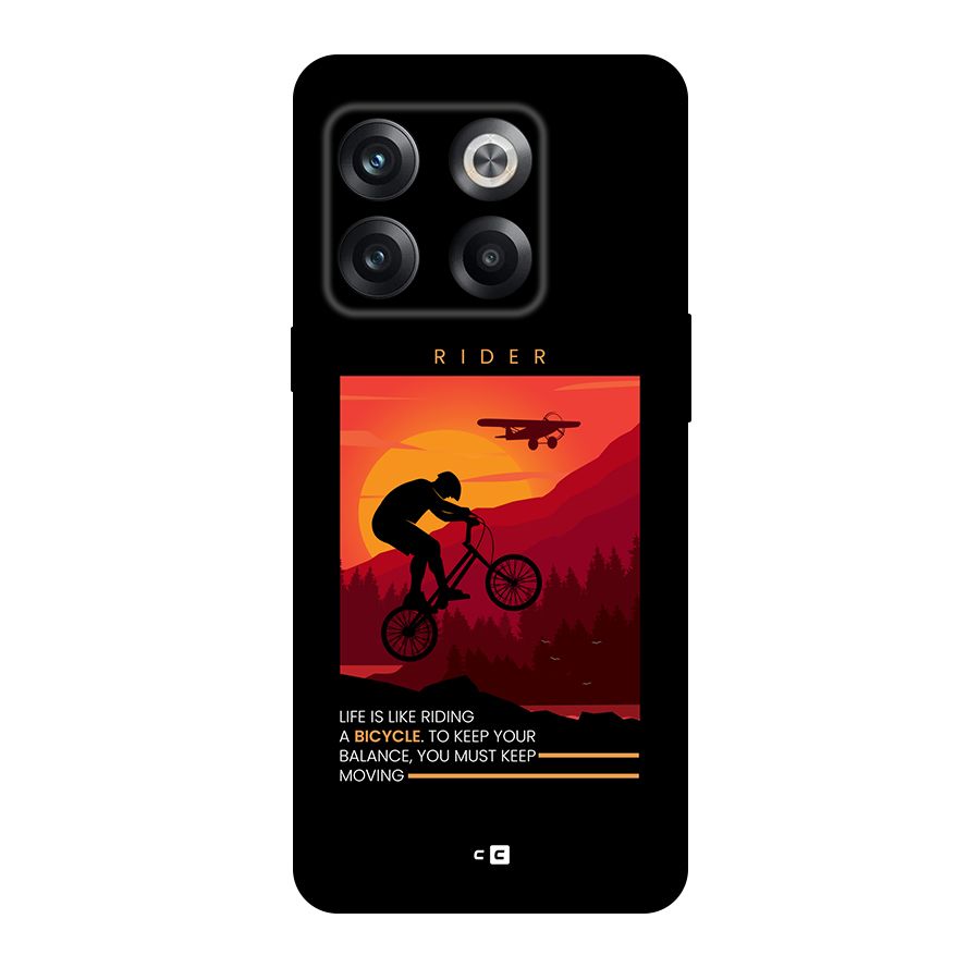 Keep Moving Rider Back Case for OnePlus 10T