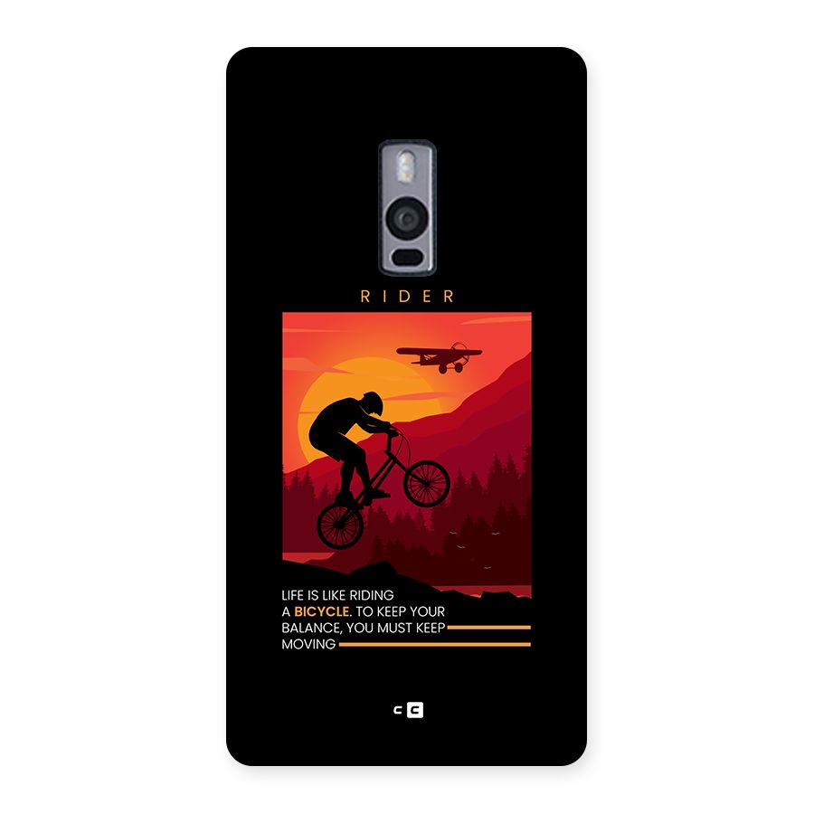 Keep Moving Rider Back Case for OnePlus 2