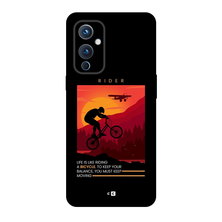 Keep Moving Rider Back Case for OnePlus 9