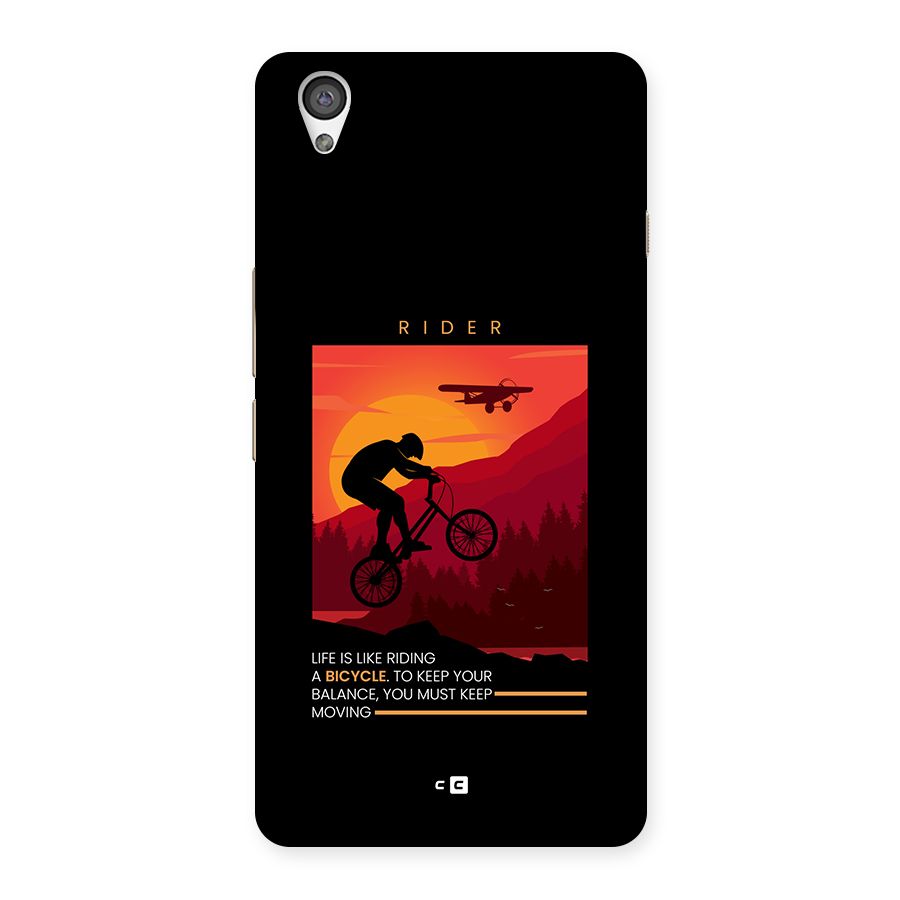 Keep Moving Rider Back Case for OnePlus X