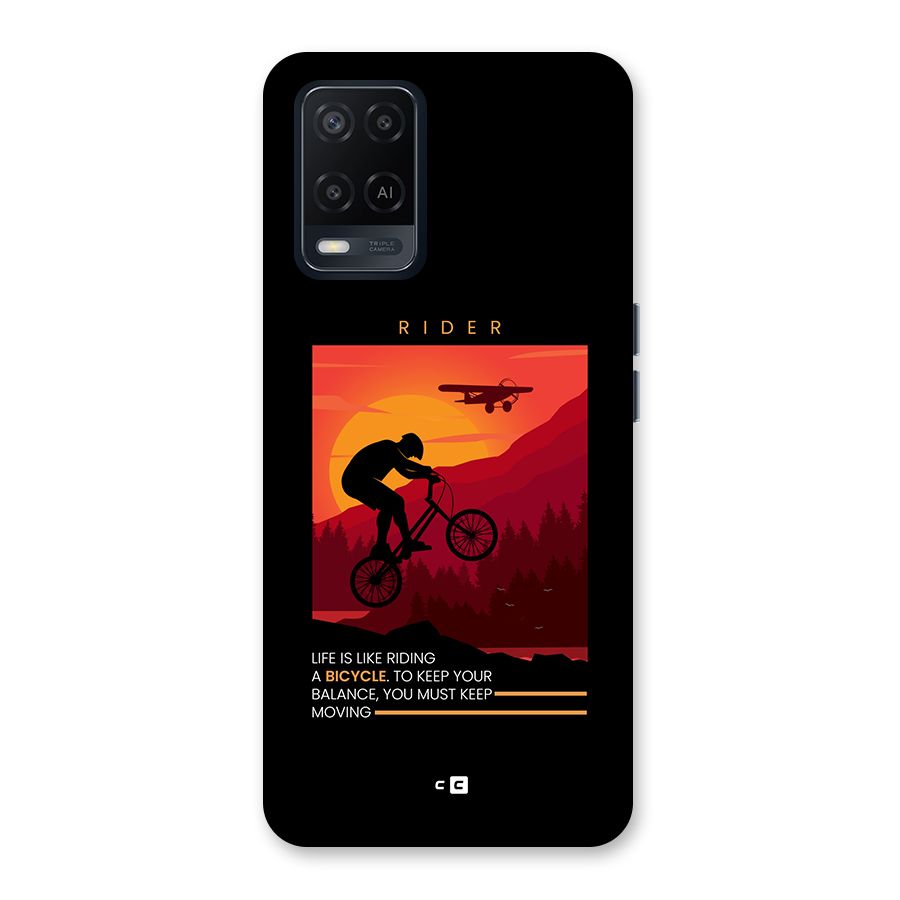 Keep Moving Rider Back Case for Oppo A54