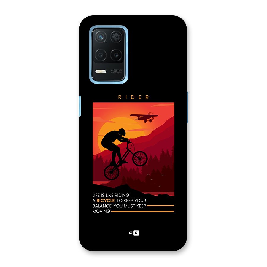 Keep Moving Rider Back Case for Realme 8 5G