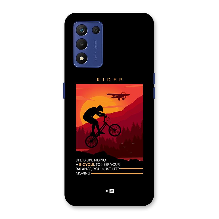 Keep Moving Rider Back Case for Realme 9 5G Speed