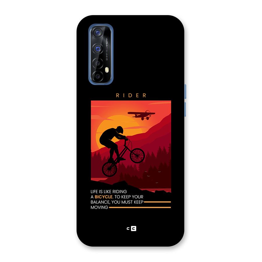 Keep Moving Rider Back Case for Realme Narzo 20 Pro