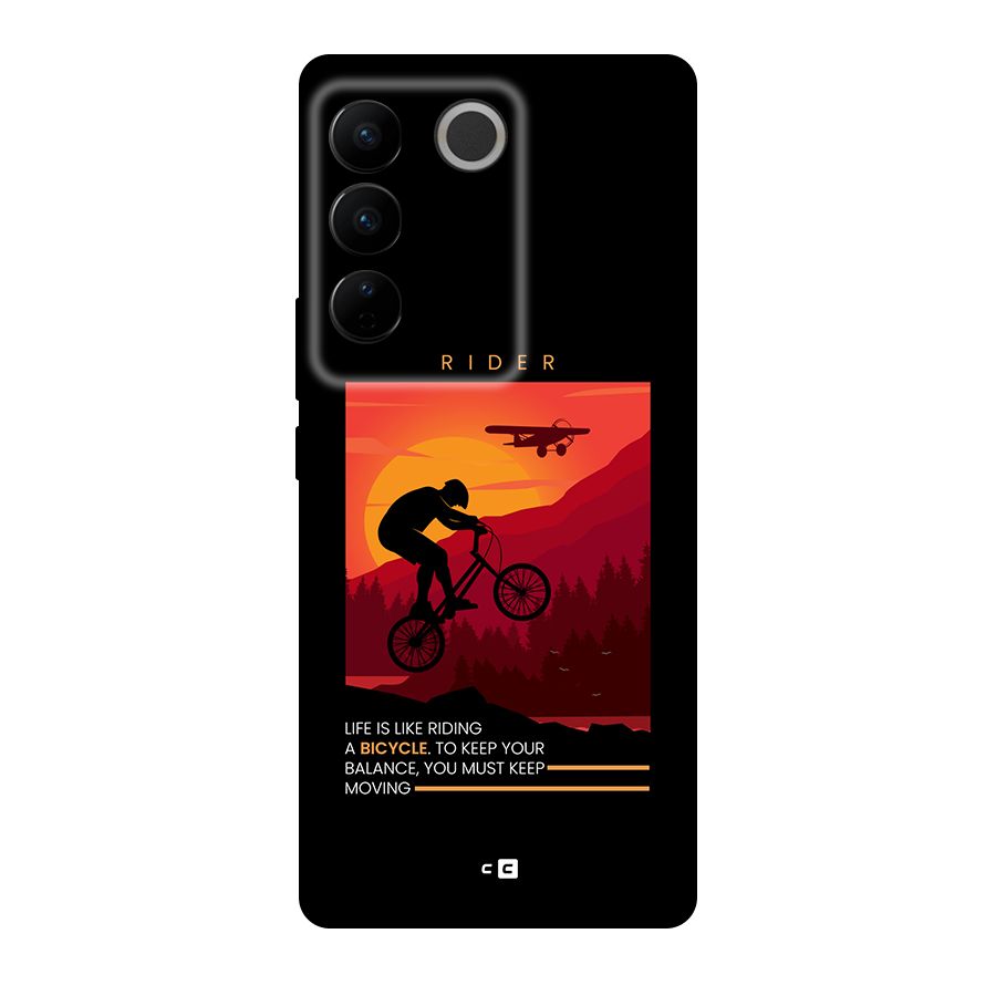 Keep Moving Rider Back Case for Vivo V27