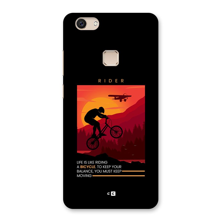 Keep Moving Rider Back Case for Vivo V7