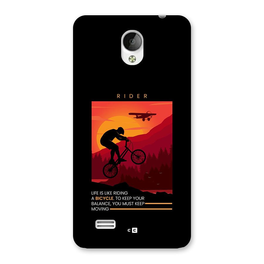 Keep Moving Rider Back Case for Vivo Y21