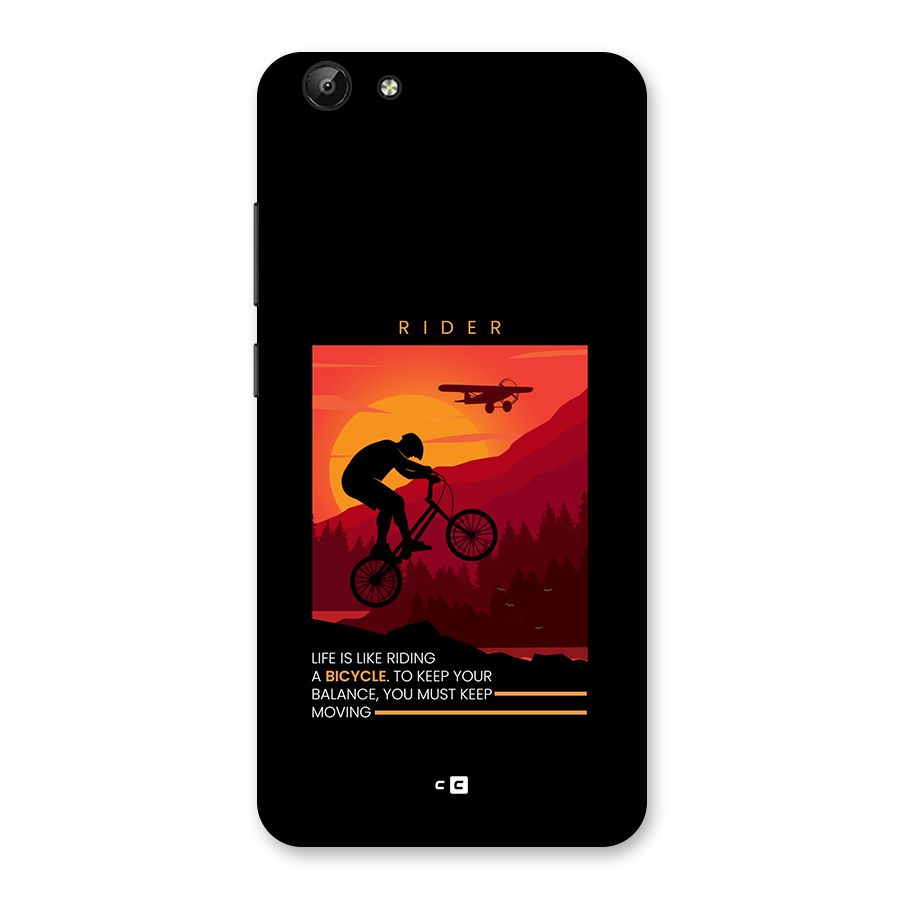 Keep Moving Rider Back Case for Vivo Y69