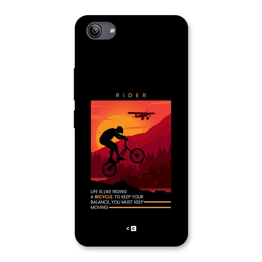 Keep Moving Rider Back Case for Vivo Y81i