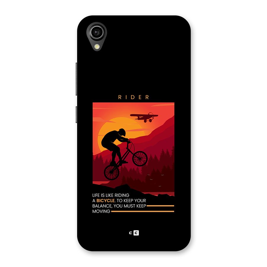 Keep Moving Rider Back Case for Vivo Y91i