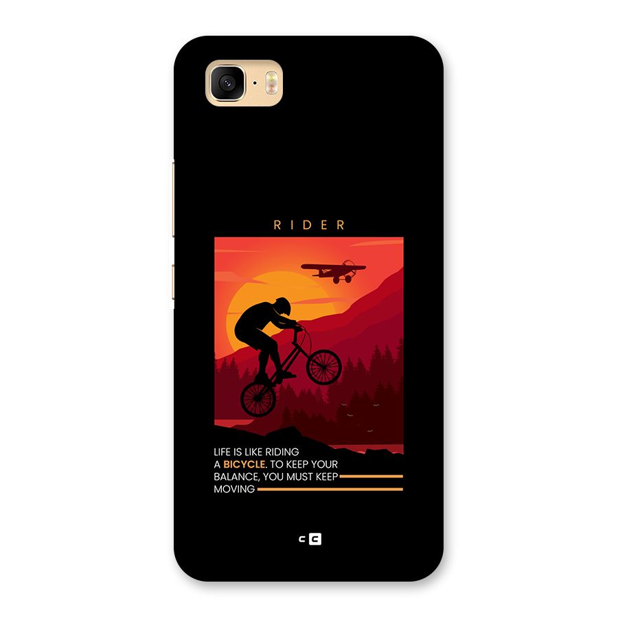 Keep Moving Rider Back Case for Zenfone 3s Max