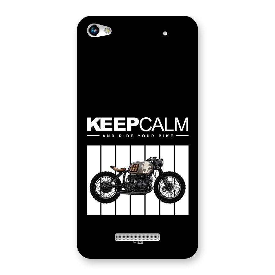 Keeps Calm Back Case for Canvas Hue 2 A316