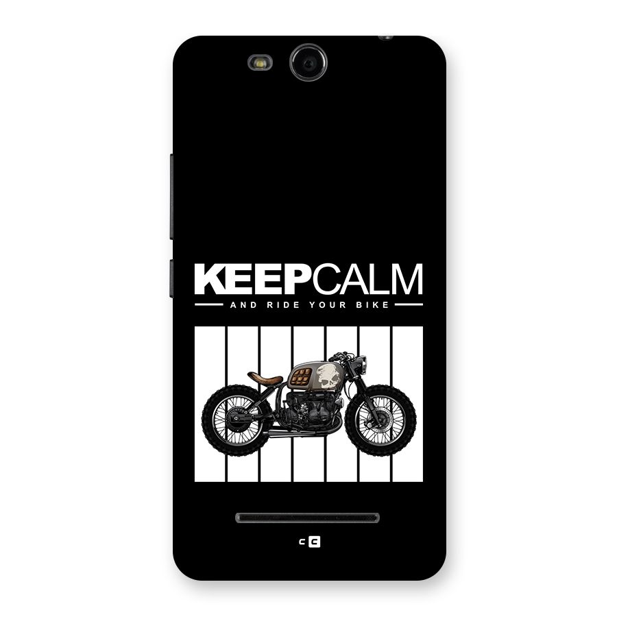 Keeps Calm Back Case for Canvas Juice 3 Q392